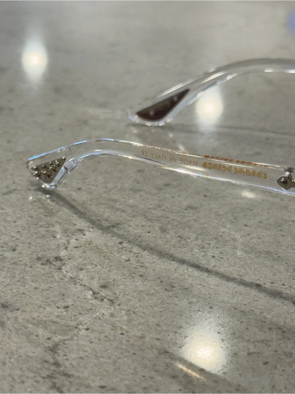 Chrome Glasses Clear